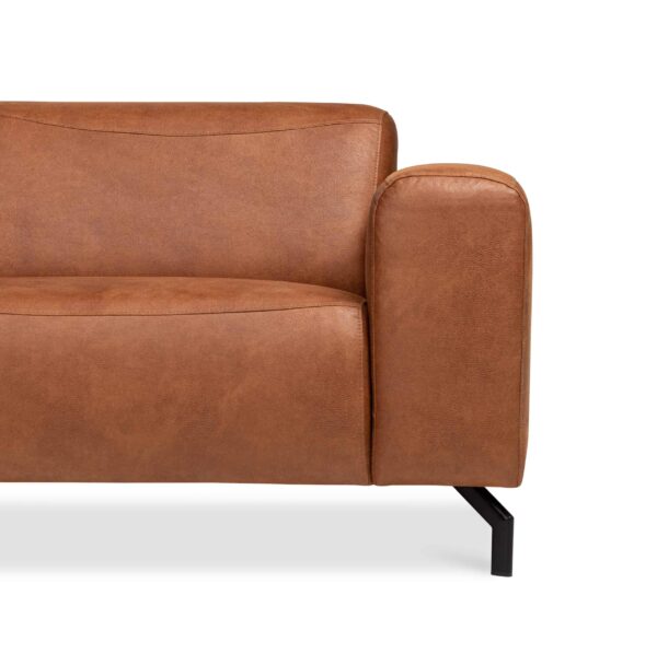 Outlet | Hoekbank Wales | Cognac Rechts - Afbeelding 3