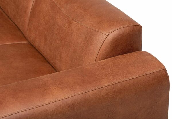 Outlet | Hoekbank Wales | Cognac Rechts - Afbeelding 4