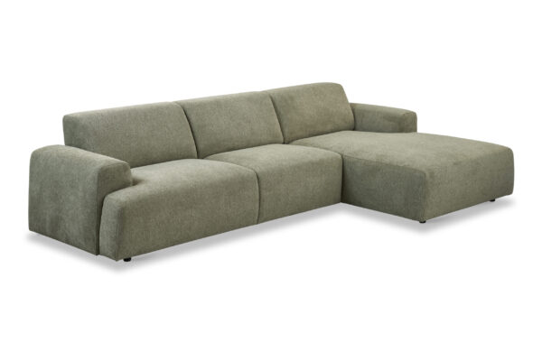 OUTLET | Hoekbank Georgia | Groen | Rechts - Afbeelding 2