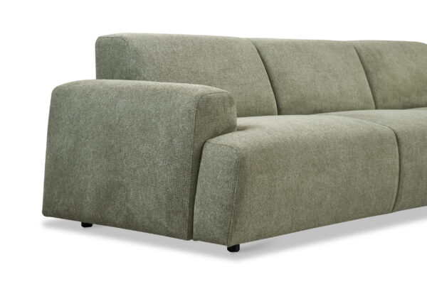 OUTLET | Hoekbank Georgia | Groen | Rechts - Afbeelding 3