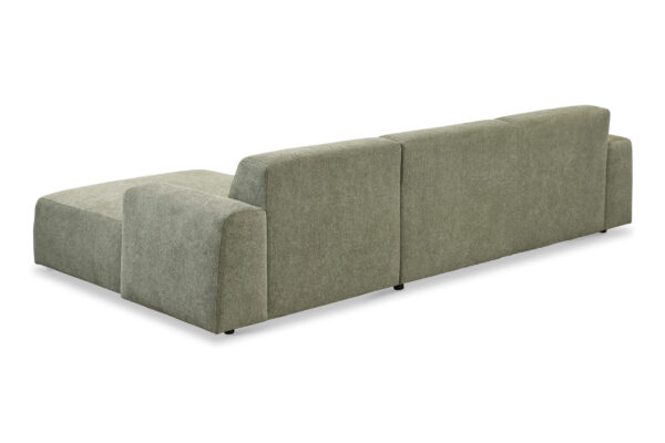 OUTLET | Hoekbank Georgia | Groen | Rechts - Afbeelding 6