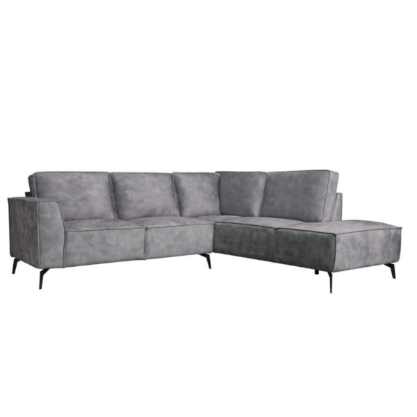 Outlet | Hoekbank Berlin | Velvet Grijs | Rechts