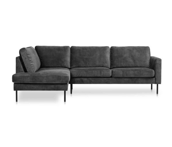 Outlet | Hoekbank Leicester | Antraciet Links