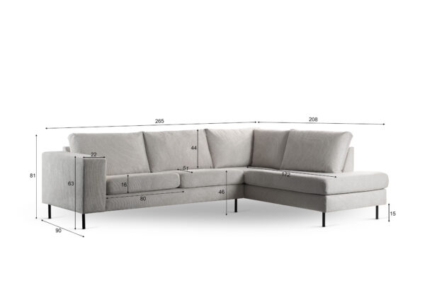 Hoekbank Bath - Afbeelding 11